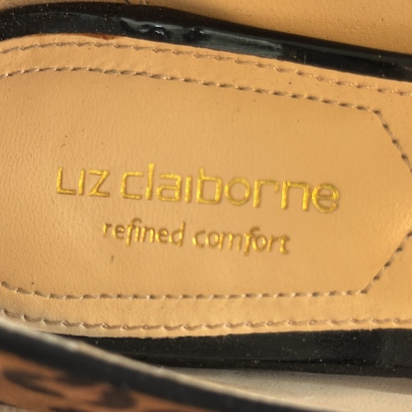 Liz Claiborne woman’s pointed toe slip on pumps 3” heel bow with tassel 6.5w - Picture 9 of 13